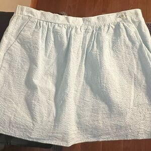 Mint green pin striped skirt, Lilly Pulitzer, Size L. Retail $99